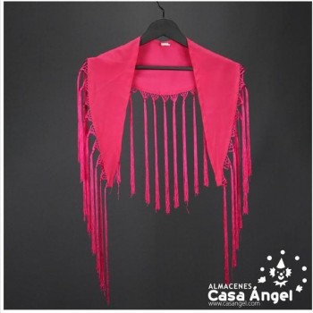 MANTÓN DE PICO COLOR FUCSIA ADULTO