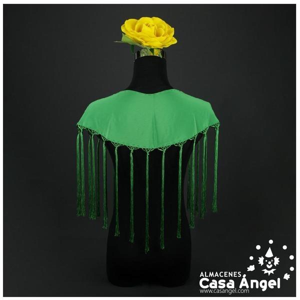 MANTÓN DE PICO COLOR VERDE ADULTO