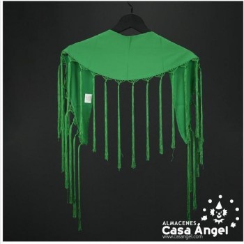 MANTÓN DE PICO COLOR VERDE ADULTO
