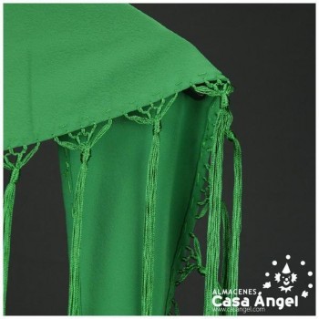 MANTÓN DE PICO COLOR VERDE ADULTO
