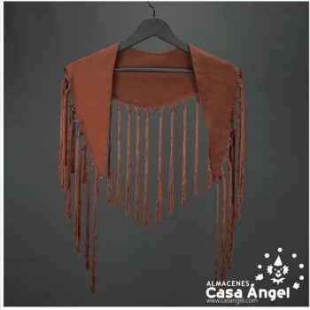 MANTÓN DE PICO COLOR MARRÓN ADULTO