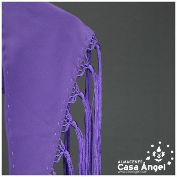 MANTÓN DE PICO COLOR MORADO ADULTO