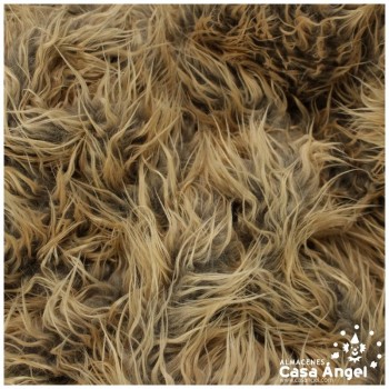 TEJIDO DE PELO MARRÓN SERIE YORKY 150cm