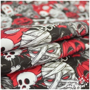 ALGODÓN ESTAMPADO DRÁCULA HALLOWEEN 150cm