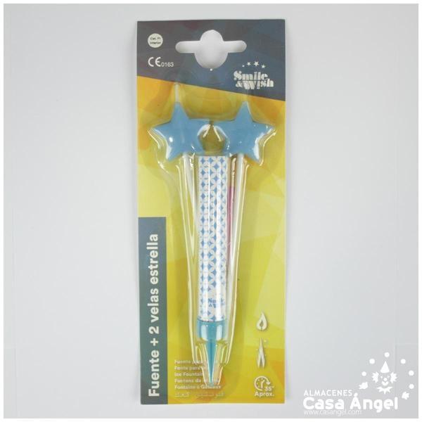 FUENTE Y VELAS CELESTES DE ESTRELLA