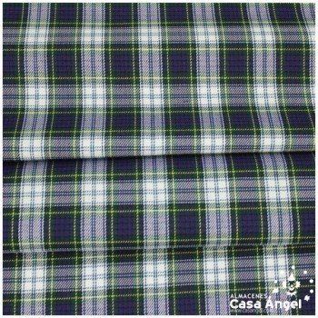 SARGA DE CUADRO ESCOCÉS SERIE SCOTCH AZUL Y BLANCO 150cm