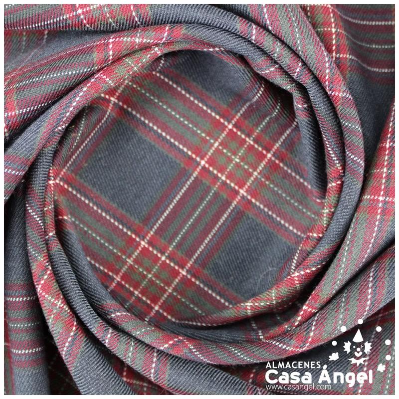 SARGA DE CUADRO ESCOCÉS SERIE SCOTCH GRANA 150cm