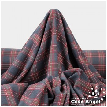 SARGA DE CUADRO ESCOCÉS SERIE SCOTCH GRANA 150cm