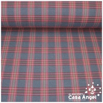 SARGA DE CUADRO ESCOCÉS SERIE SCOTCH GRANA 150cm