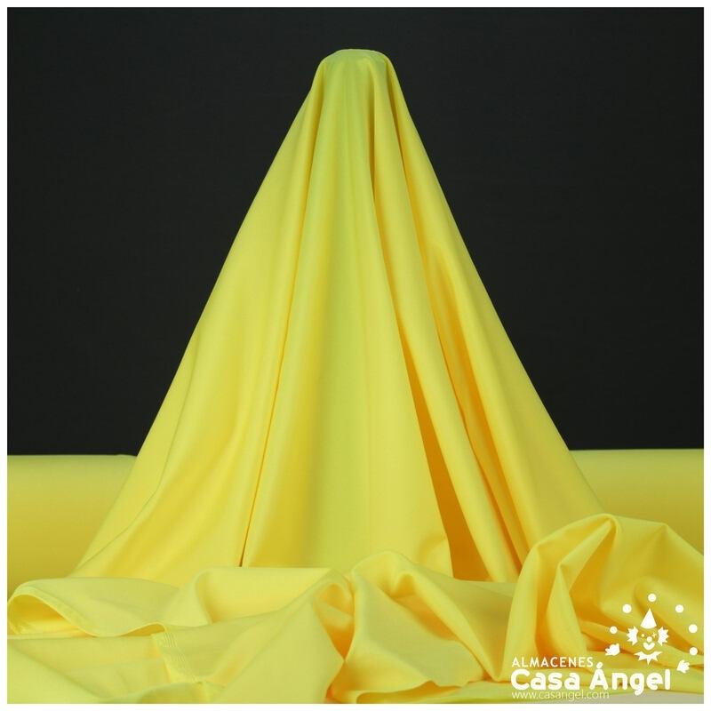LYCRA AMARILLA LISA DE POLIÉSTER SERIE TOSHI 150cm