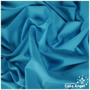 LYCRA TURQUESA LISA DE POLIÉSTER SERIE TOSHI 150cm