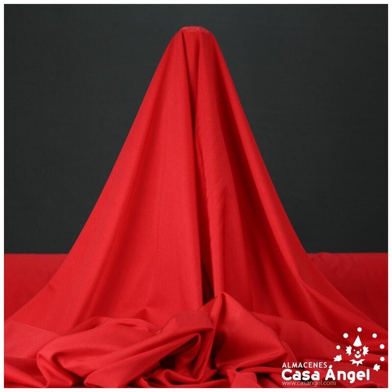 LYCRA ROJA LISA DE POLIÉSTER SERIE TOSHI 150cm