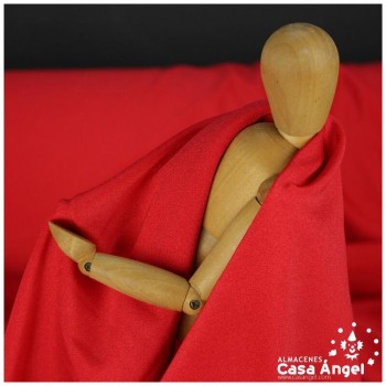LYCRA ROJA LISA DE POLIÉSTER SERIE TOSHI 150cm