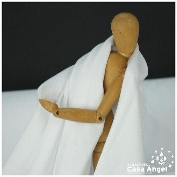 LYCRA BLANCA LISA DE POLIÉSTER SERIE TOSHI 150cm