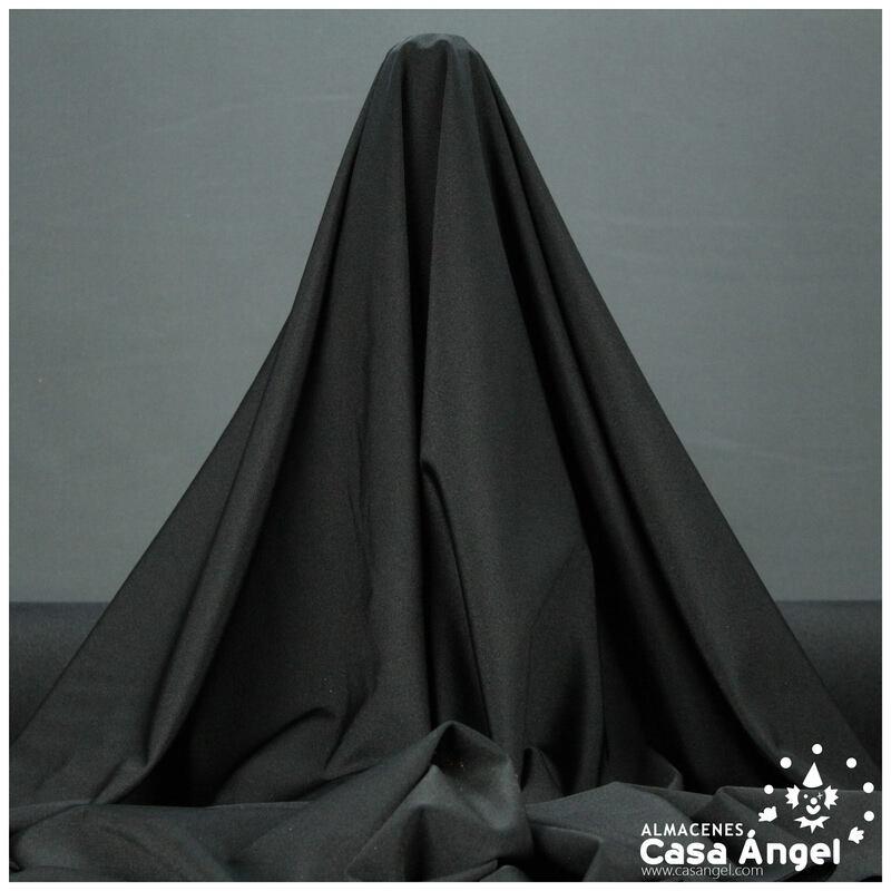 LYCRA NEGRA LISA DE POLIÉSTER SERIE TOSHI 150cm