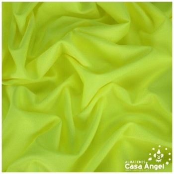 LYCRA AMARILLO FLÚOR LISA DE POLIÉSTER SERIE TOSHI 150cm
