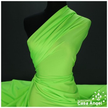 LYCRA LIMA FLÚOR LISA DE POLIÉSTER SERIE TOSHI 150cm