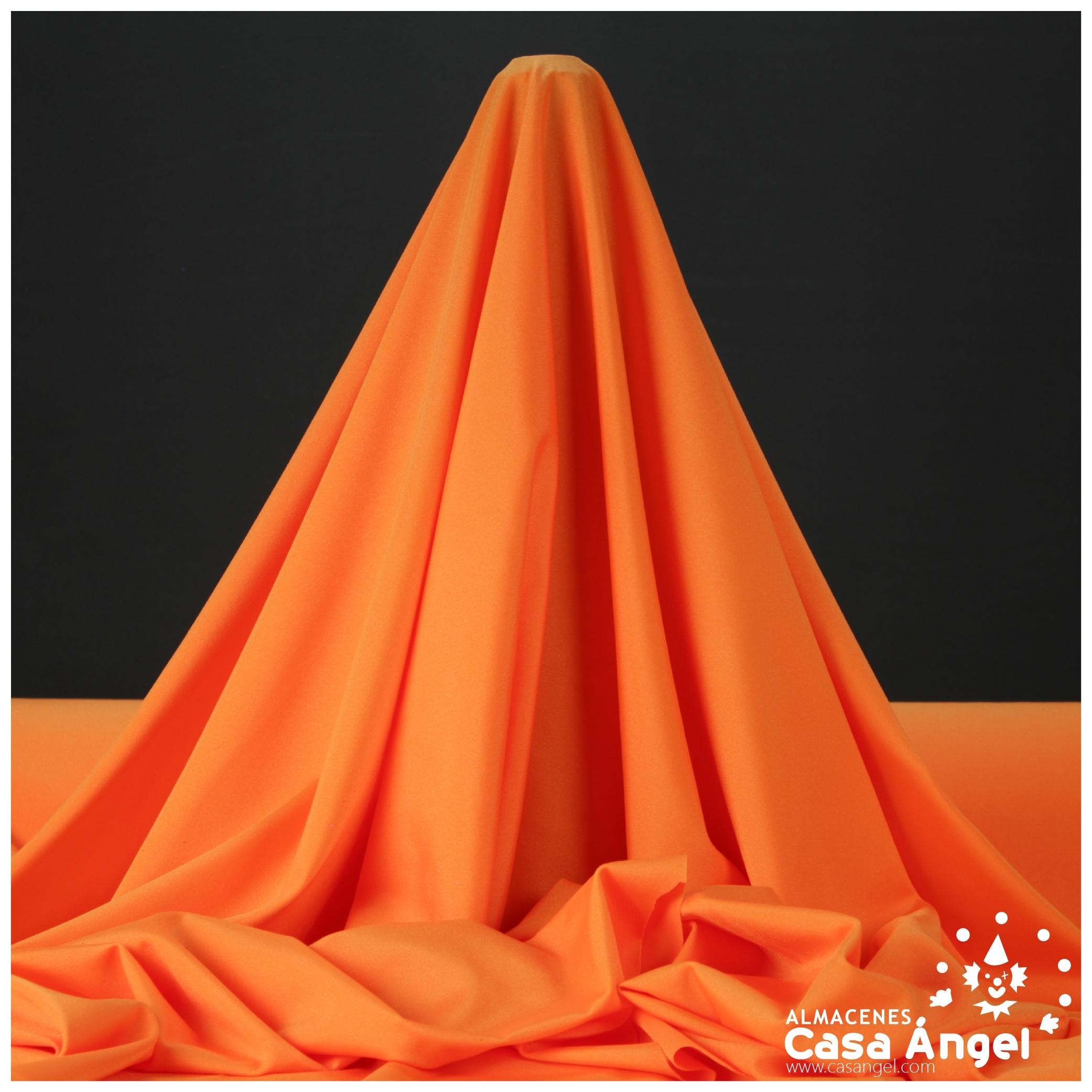 LYCRA NARANJA LISA DE POLIÉSTER SERIE TOSHI 150cm