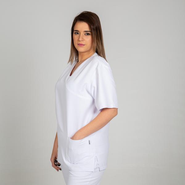 BLUSA BLANCA UNISEX MODELO NEREA
