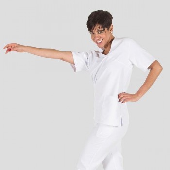 BLUSA BLANCA UNISEX MODELO NEREA