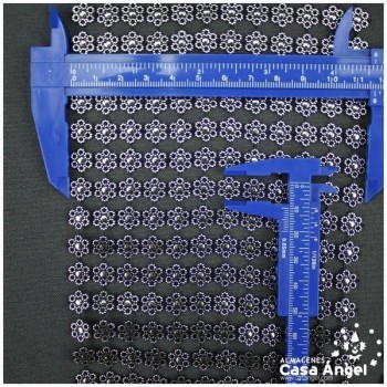 PASAMANERÍA DE FLORES DE PVC 115mm