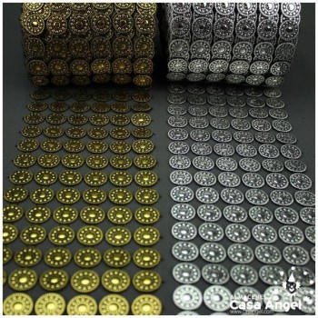 PASAMANERÍA DE PVC FICHAS CÍRCULOS CONCÉNTRICOS 115mm