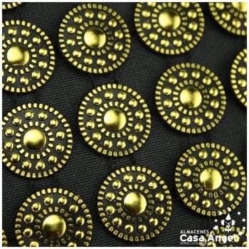PASAMANERÍA DE PVC FICHAS CÍRCULOS CONCÉNTRICOS 115mm