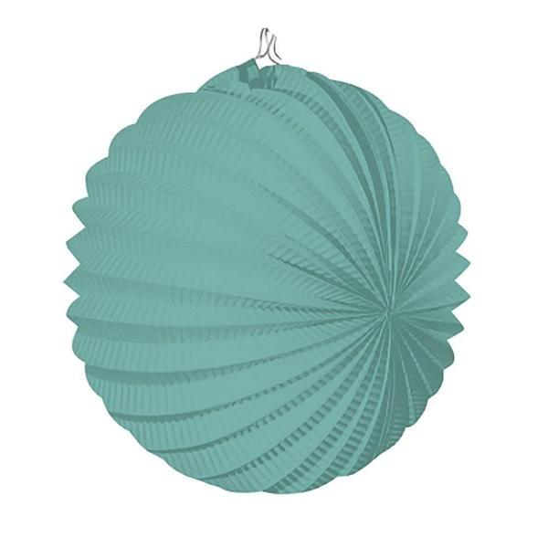 FAROLILLO FERIA VERDE AGUA 22cm