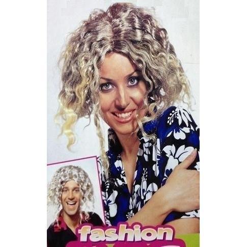 PELUCA RIZADA CORTA ESTILO AÑOS 90