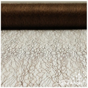 TUL REDECILLA IRREGULAR HILACHA ANCHO 48cm