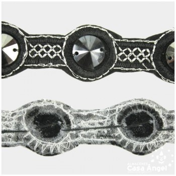 PASAMANERÍA HOTFIX SERIE GOTHIC ABIGAIL 20mm