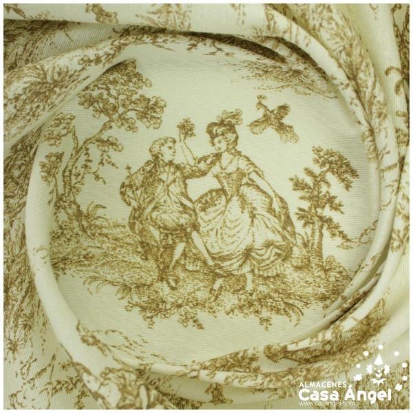 Toile du jouy Mostaza