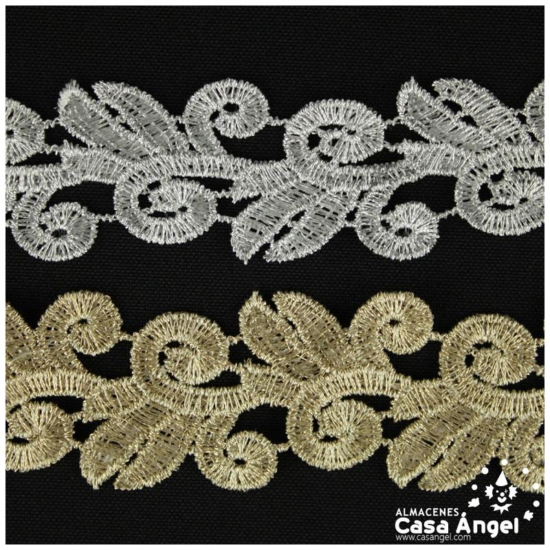 CINTA DECORATIVA LUREX RAMILLETE 33mm