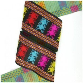 CINTA JACQUARD TAPACOSTURAS DIBUJO TRIBAL 7cm