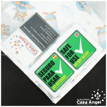 PIQUÉ BLANCO ALGODÓN ESTAMPADO OSITOS AVIADORES 150cm