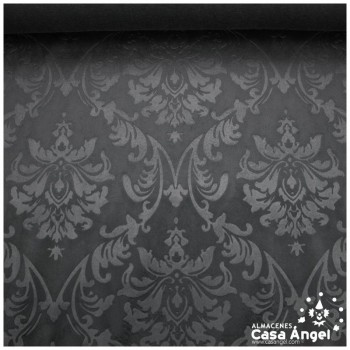 TERCIOPELO NEGRO GOFRADO EN BAJO RELIEVE SERIE CACHAM 145cm