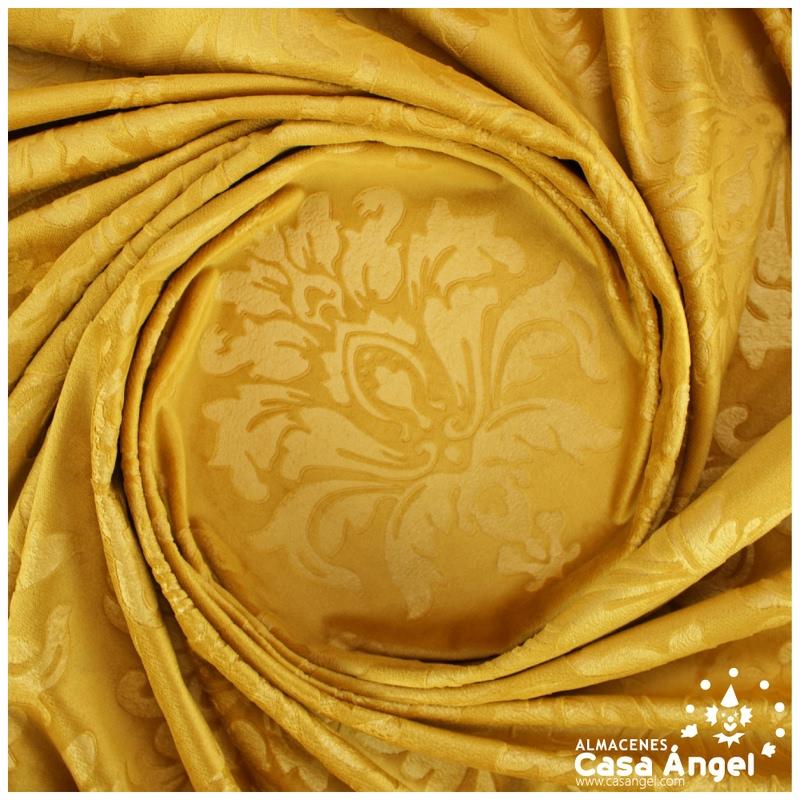 TERCIOPELO ORO GOFRADO EN BAJO RELIEVE SERIE CACHAM 145cm
