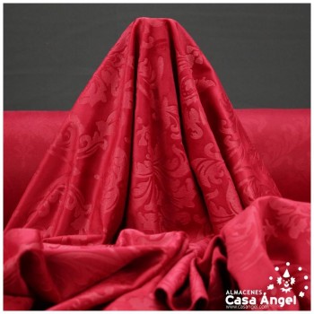 TERCIOPELO ROJO GOFRADO EN BAJO RELIEVE SERIE CACHAM 145cm