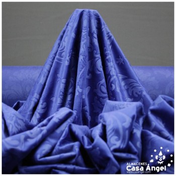 TERCIOPELO AZUL GOFRADO EN BAJO RELIEVE SERIE CACHAM 145cm