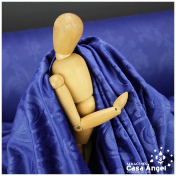 TERCIOPELO AZUL GOFRADO EN BAJO RELIEVE SERIE CACHAM 145cm