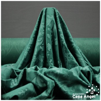 TERCIOPELO VERDE BOTELLA GOFRADO EN BAJO RELIEVE SERIE CACHAM 145cm
