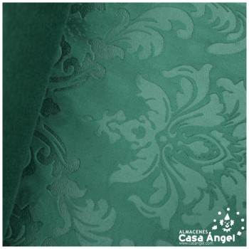 TERCIOPELO VERDE BOTELLA GOFRADO EN BAJO RELIEVE SERIE CACHAM 145cm