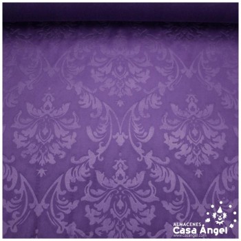 TERCIOPELO MORADO GOFRADO EN BAJO RELIEVE SERIE CACHAM 145cm
