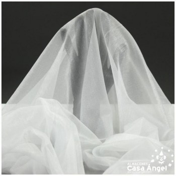 TELA DE GASA SPARLING CARNAVAL BLANCA 150cm