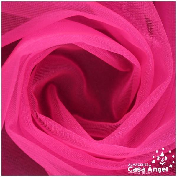 TELA DE GASA SPARLING CARNAVAL FUCSIA FLÚOR 150cm
