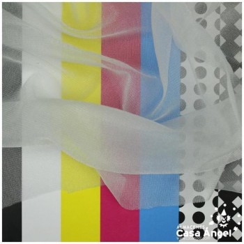 TELA DE GASA SPARLING CARNAVAL GRIS 150cm