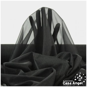 TELA DE GASA SPARLING CARNAVAL NEGRA 150cm