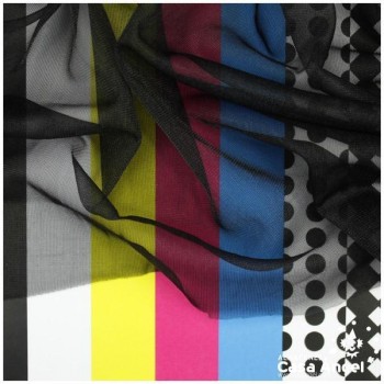 TELA DE GASA SPARLING CARNAVAL NEGRA 150cm