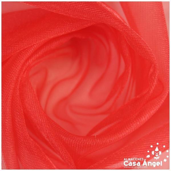 TELA DE GASA SPARLING CARNAVAL ROJA 150cm
