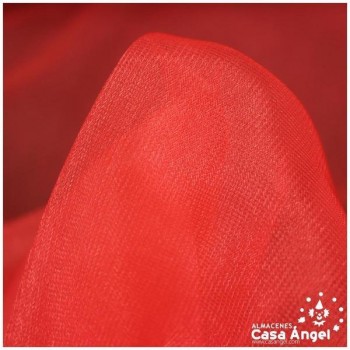 TELA DE GASA SPARLING CARNAVAL ROJA 150cm